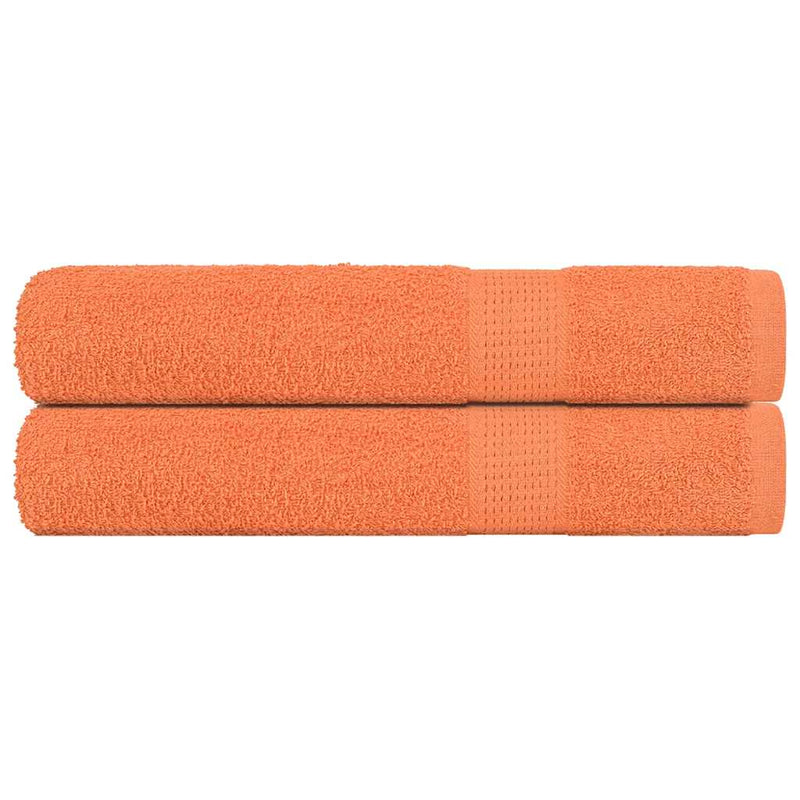 Afbeelding laden in galerijviewer, Vidaxl saunahanddoeken frogn 2 st 80x200 cm 360 g m² oranje
