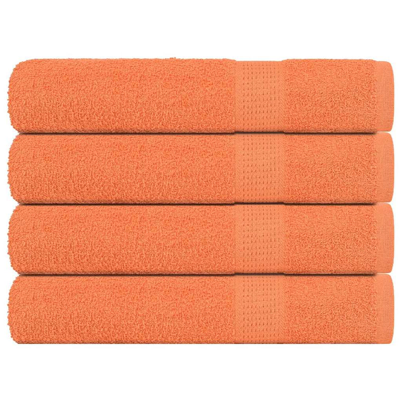 Afbeelding laden in galerijviewer, Vidaxl saunahanddoeken frogn 4 st 80x200 cm 360 g m² oranje
