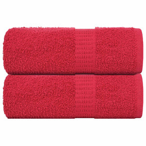 Vidaxl gastendoekjes frogn 2 st 30x50 cm 360 g m² rood
