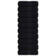 Vidaxl washandjes frogn 10 st 30x30 cm 360 g m² zwart