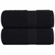 Vidaxl gastendoekjes frogn 2 st 30x50 cm 360 g m² zwart