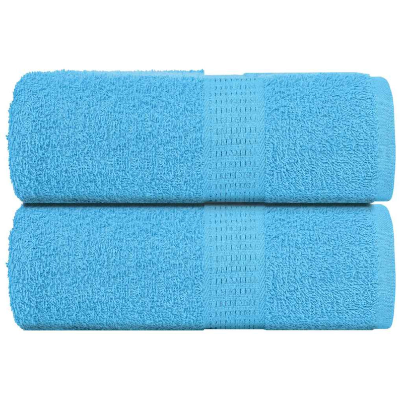 Afbeelding laden in galerijviewer, Vidaxl washandjes frogn 2 st 30x30 cm 360 g m² turquoise
