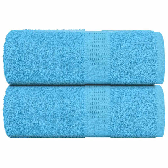 Vidaxl gastendoekjes frogn 2 st 30x50 cm 360 g m² turquoise