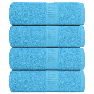 Vidaxl gastendoekjes frogn 4 st 30x50 cm 360 g m² turquoise