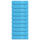 Vidaxl handdoeken frogn 10 st 50x100 cm 360 g m² turquoise