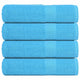 Vidaxl douchehanddoeken frogn 4 st 70x140 cm 360 g m² turquoise