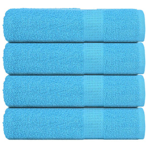 Vidaxl badhanddoeken frogn 4 st 100x150 cm 360 g m² turquoise