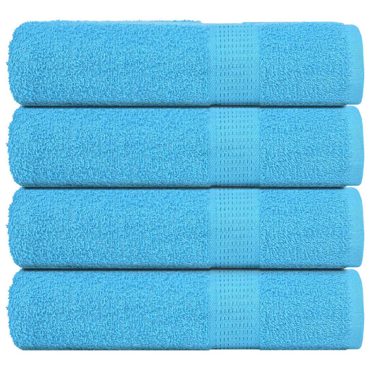Vidaxl badhanddoeken frogn 4 st 100x150 cm 360 g m² turquoise
