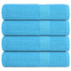 Vidaxl badhanddoeken frogn 4 st 100x150 cm 360 g m² turquoise