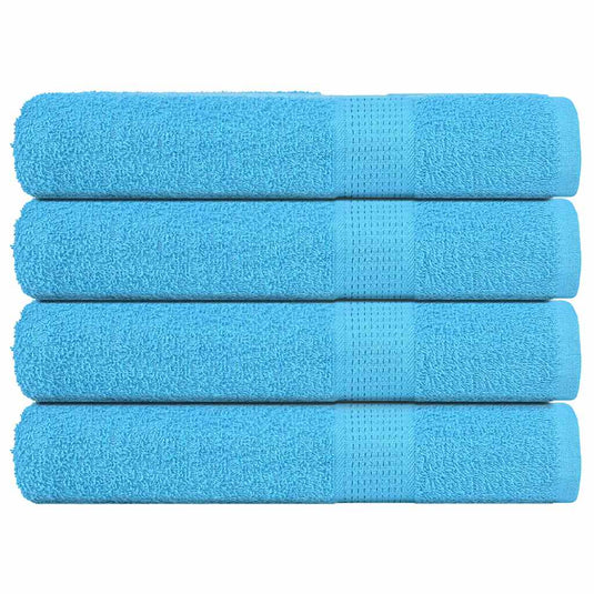 Vidaxl saunahanddoeken frogn 4 st 80x200 cm 360 g m² turquoise