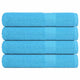 Vidaxl saunahanddoeken frogn 4 st 80x200 cm 360 g m² turquoise
