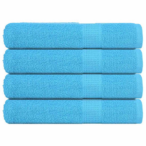 Vidaxl saunahanddoeken frogn 4 st 80x200 cm 360 g m² turquoise