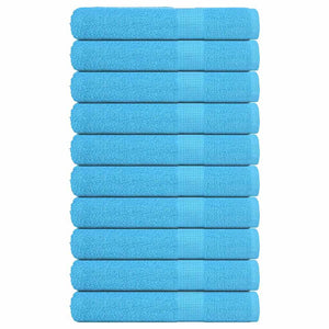 Vidaxl saunahanddoeken frogn 10 st 80x200 cm 360 g m² turquoise