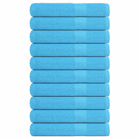 Vidaxl saunahanddoeken frogn 10 st 80x200 cm 360 g m² turquoise