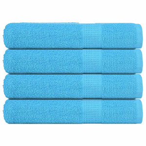 Vidaxl handdoeken frogn 4 st 100x200 cm 360 g m² turquoise