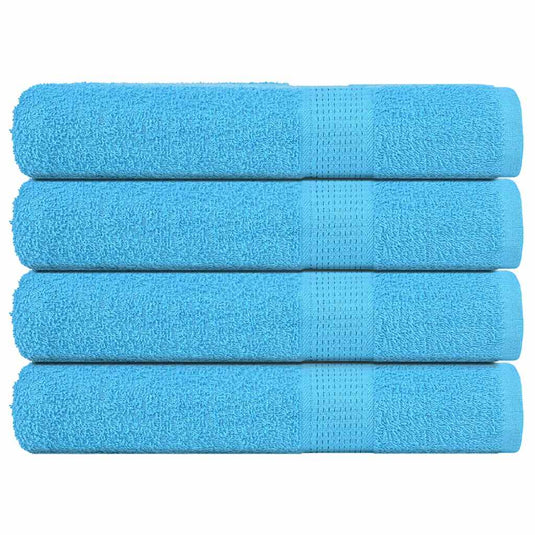 Vidaxl handdoeken frogn 4 st 100x200 cm 360 g m² turquoise