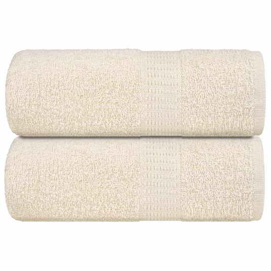 Vidaxl gastendoekjes frogn 2 st 30x50 cm 360 g m² crème