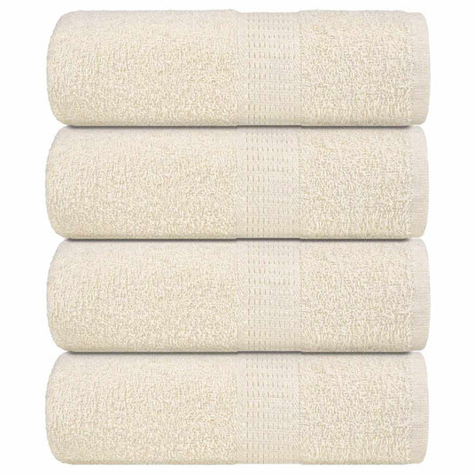 Vidaxl gastendoekjes frogn 4 st 30x50 cm 360 g m² crème