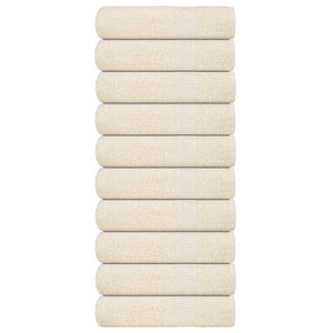 Vidaxl handdoeken frogn 10 st 50x100 cm 360 g m² crème