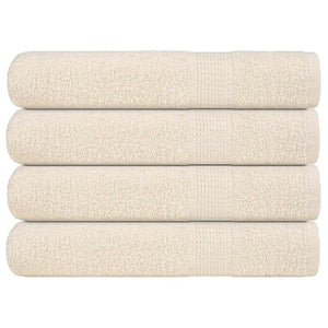 Vidaxl saunahanddoeken frogn 4 st 80x200 cm 360 g m² crème