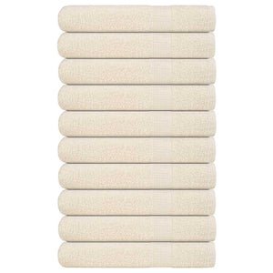 Vidaxl saunahanddoeken frogn 10 st 80x200 cm 360 g m² crème