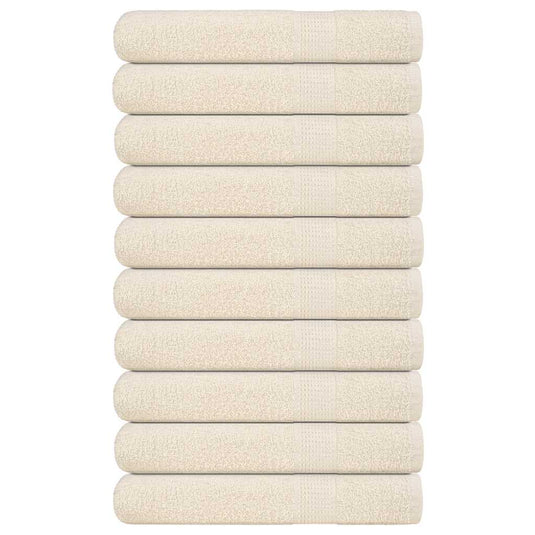 Vidaxl saunahanddoeken frogn 10 st 80x200 cm 360 g m² crème