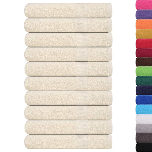 Vidaxl saunahanddoeken frogn 10 st 80x200 cm 360 g m² crème