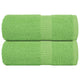 Vidaxl washandjes frogn 2 st 30x30 cm 360 g m² appelgroen