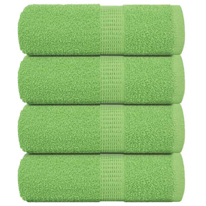 Vidaxl gastendoekjes frogn 4 st 30x50 cm 360 g m² appelgroen