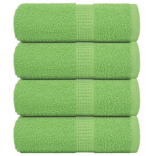 Vidaxl gastendoekjes frogn 4 st 30x50 cm 360 g m² appelgroen