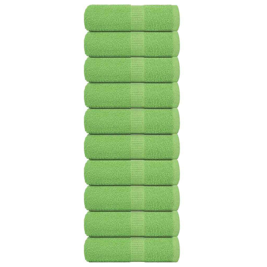 Vidaxl gastendoekjes frogn 10 st 30x50 cm 360 g m² appelgroen