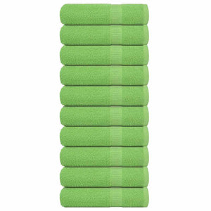 Vidaxl handdoeken frogn 10 st 50x100 cm 360 g m² appelgroen