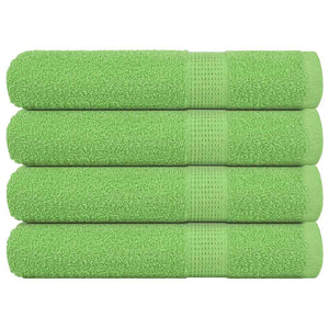 Vidaxl saunahanddoeken frogn 4 st 80x200 cm 360 g m² appelgroen