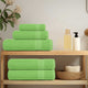 Vidaxl saunahanddoeken frogn 4 st 80x200 cm 360 g m² appelgroen