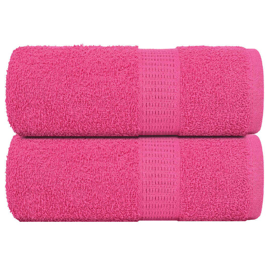 Vidaxl washandjes frogn 2 st 30x30 cm 360 g m² roze