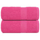 Vidaxl washandjes frogn 2 st 30x30 cm 360 g m² roze