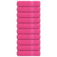 Vidaxl badhanddoeken frogn 10 st 100x150 cm 360 g m² roze