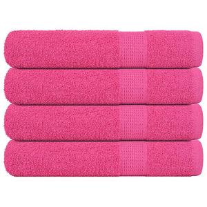 Vidaxl saunahanddoeken frogn 4 st 80x200 cm 360 g m² roze
