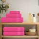 Vidaxl saunahanddoeken frogn 10 st 80x200 cm 360 g m² roze