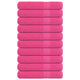 Vidaxl handdoeken frogn 10 st 100x200 cm 360 g m² roze