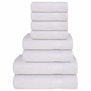 Vidaxl 8-delige handdoekenset frogn 360 g m² wit