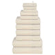 Vidaxl 12-delige handdoekenset frogn 360 g m² crème