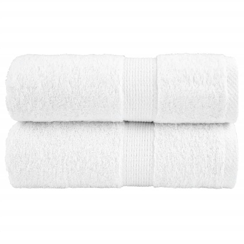 Afbeelding laden in galerijviewer, Vidaxl premium washandjes solund 2 stuks 30x30 cm 600 g m² wit
