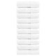 Vidaxl gastendoekjes solund 10 st 600 g m² 30x50 cm wit