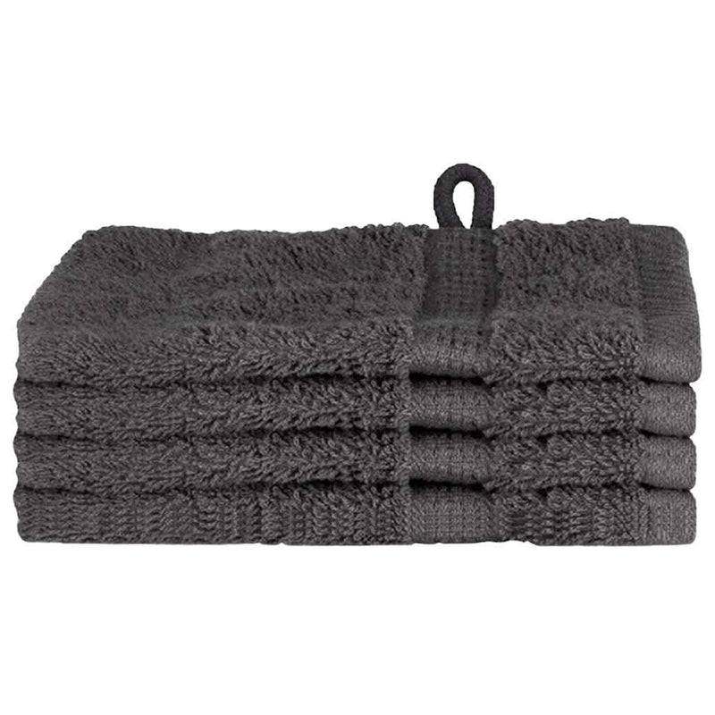 Afbeelding laden in galerijviewer, Vidaxl gastendoek solund 4 st antraciet 15 x 21 cm 550 gsm
