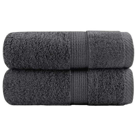Vidaxl gastendoekjes solund 2 st 600 g m² 30x50 cm antracietkleur