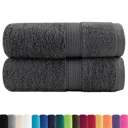 Vidaxl gastendoekjes solund 2 st 600 g m² 30x50 cm antracietkleur