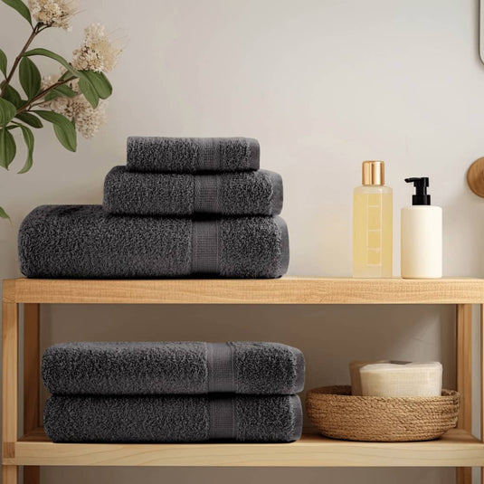 Vidaxl gastendoekjes solund 2 st 600 g m² 30x50 cm antracietkleur