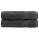 Vidaxl badhanddoeken solund 2 st 600 g m² 70x140 cm antraciet