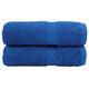 Vidaxl premium washandjes solund 2 stuks blauw 30x30 cm 600 g m²